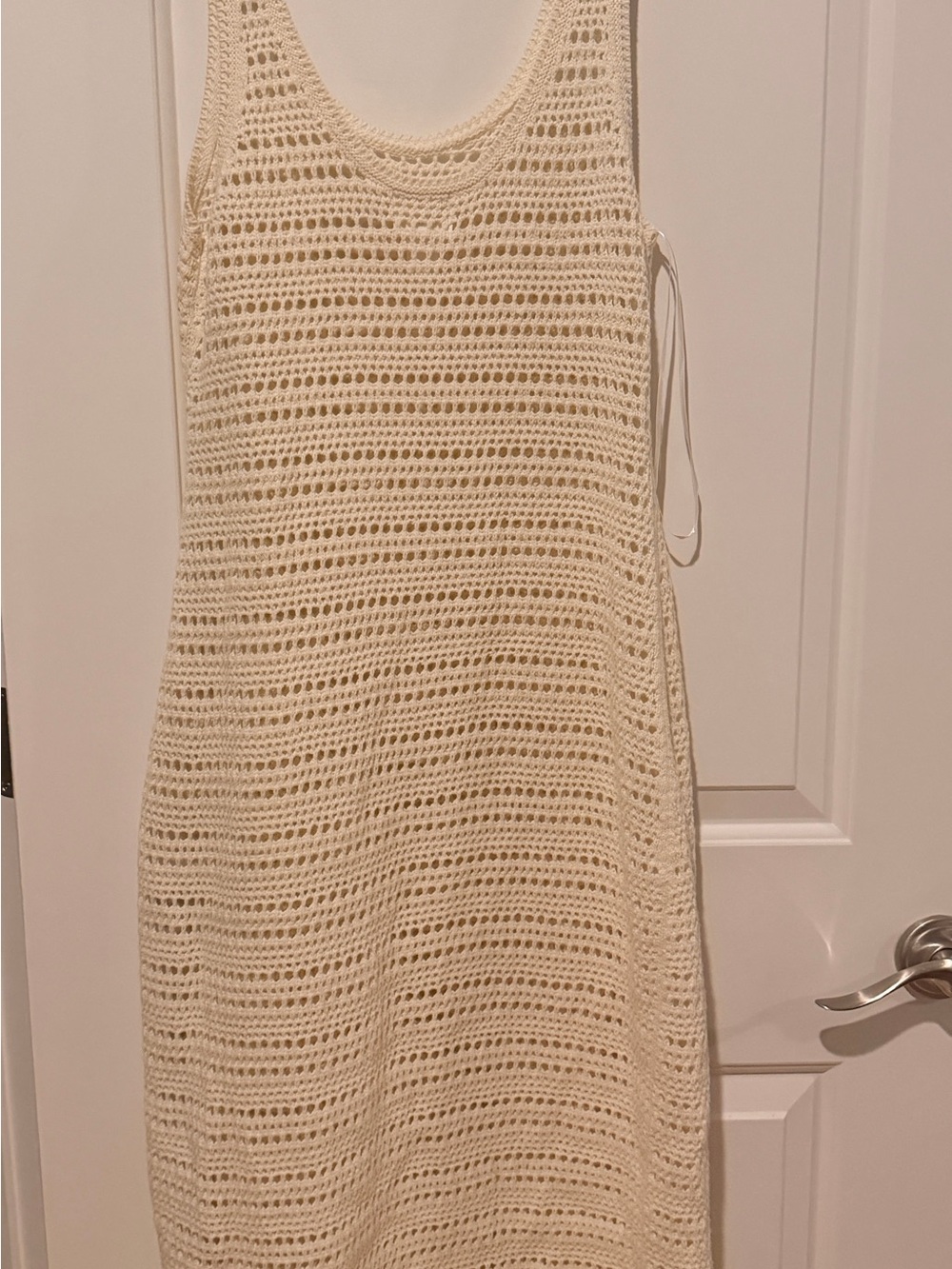 H&M Cream Crochet Midi Dress - Picture 2 of 3